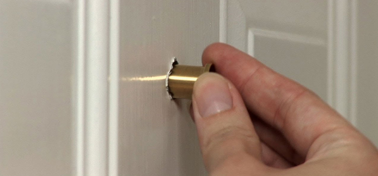peephole door repair in Shasta Lake